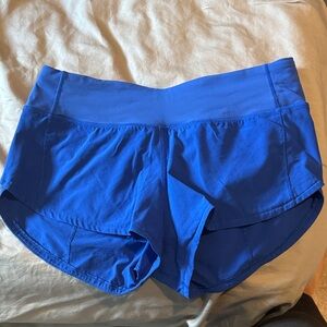 lululemon athletica Vibrant Blue Athletic Shorts